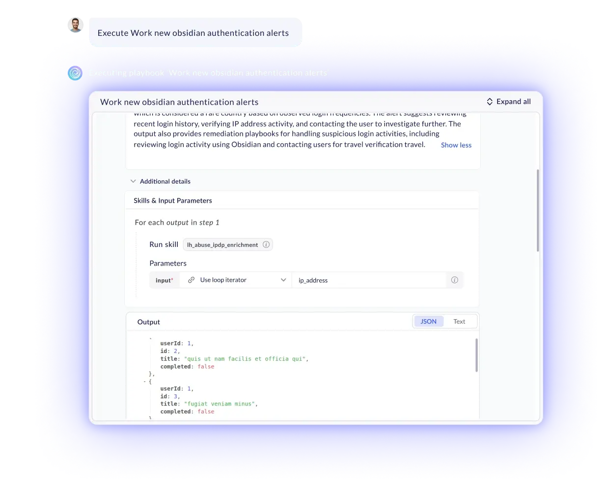 Self Guided Demo Sample